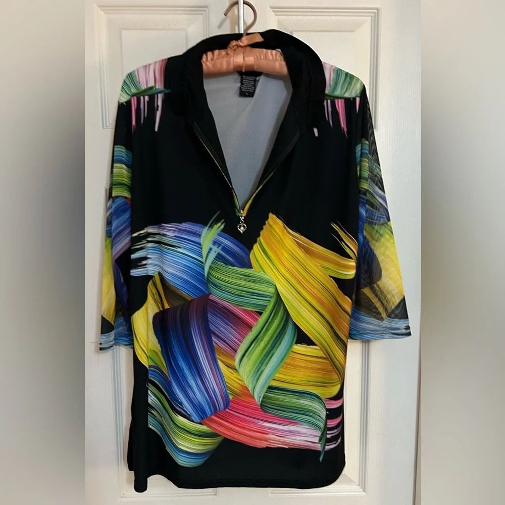 Valentina multicolor blouse Size L